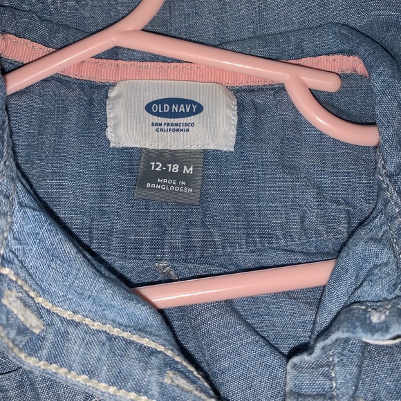 Old Navy 12-18 month Chambray shirt - Picture 4 of 4